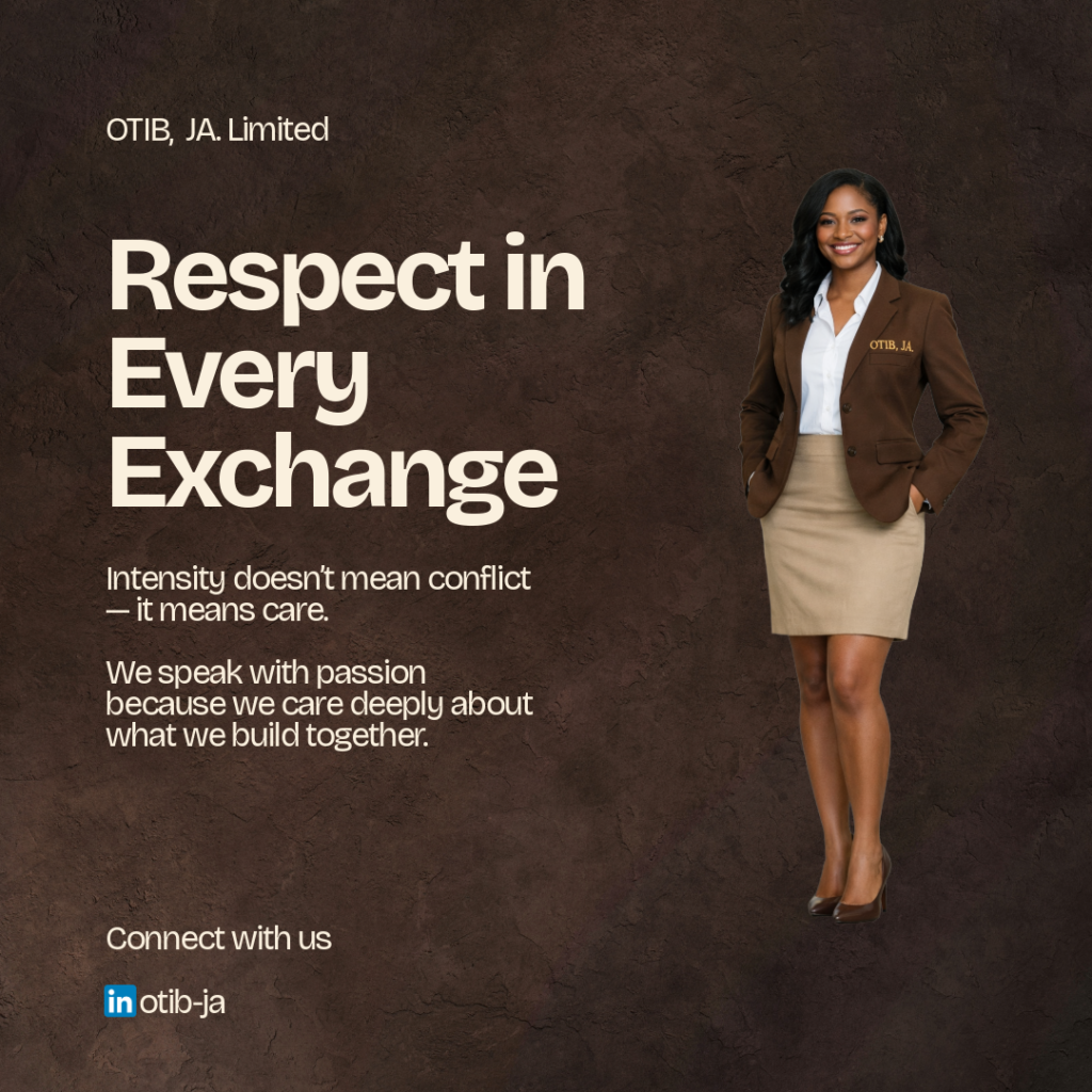 OTIB, JA. Core Value: Respectful